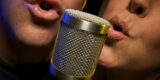 Couple Singing Duet